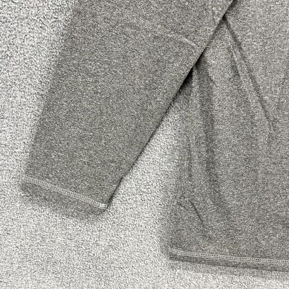 NFL Patriots Sweatshirt Mens Medium Gray Blue 1/4 Zip NFL Football New England - Picture 14 of 16